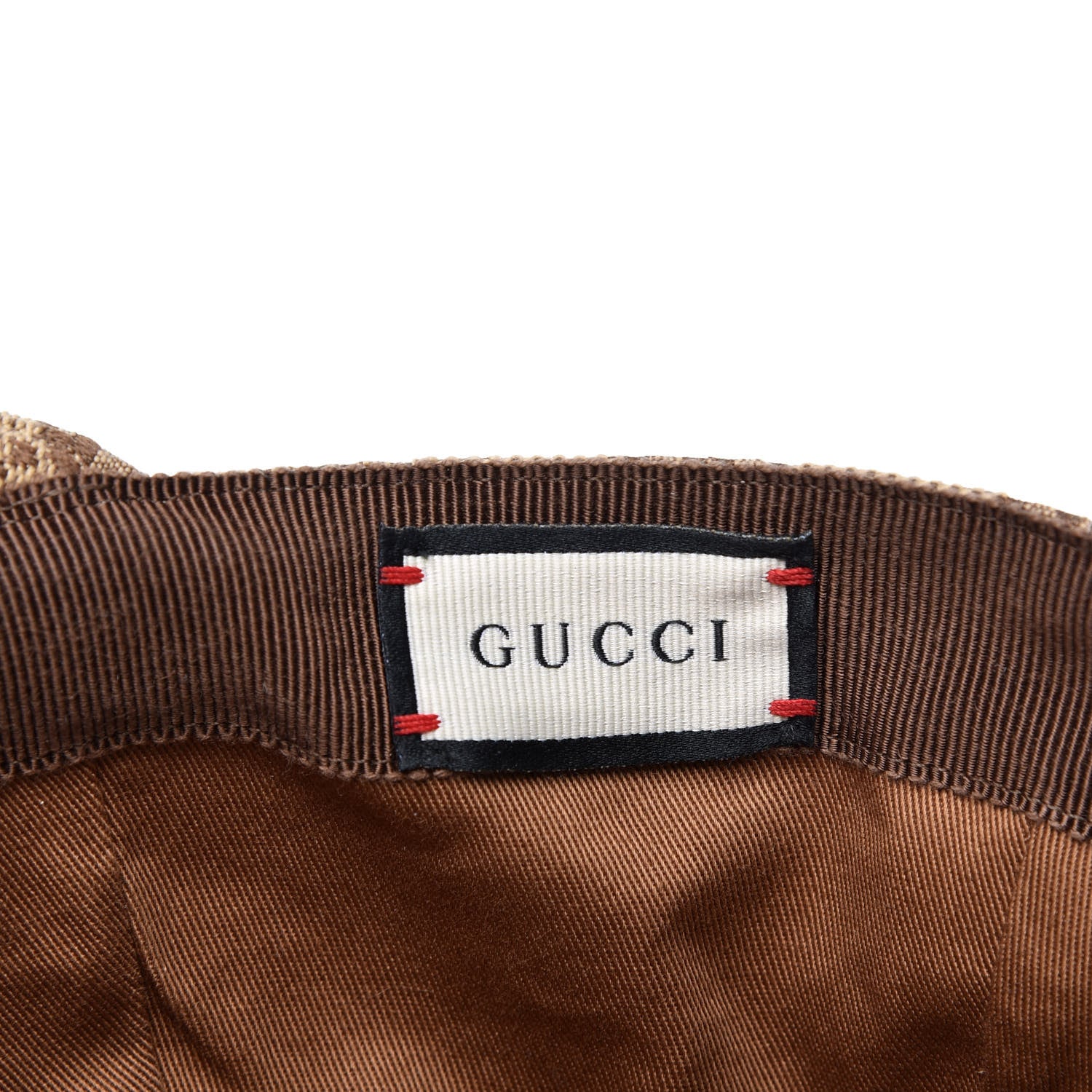 Gucci Monogram Textured Dollar Calfskin Zeno Baseball Hat S Beige 5 of 8