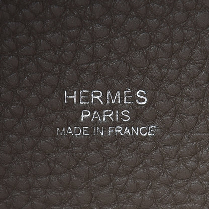 Hermes Taurillon Clemence Picotin Lock 18 PM Etoupe 6 of 9