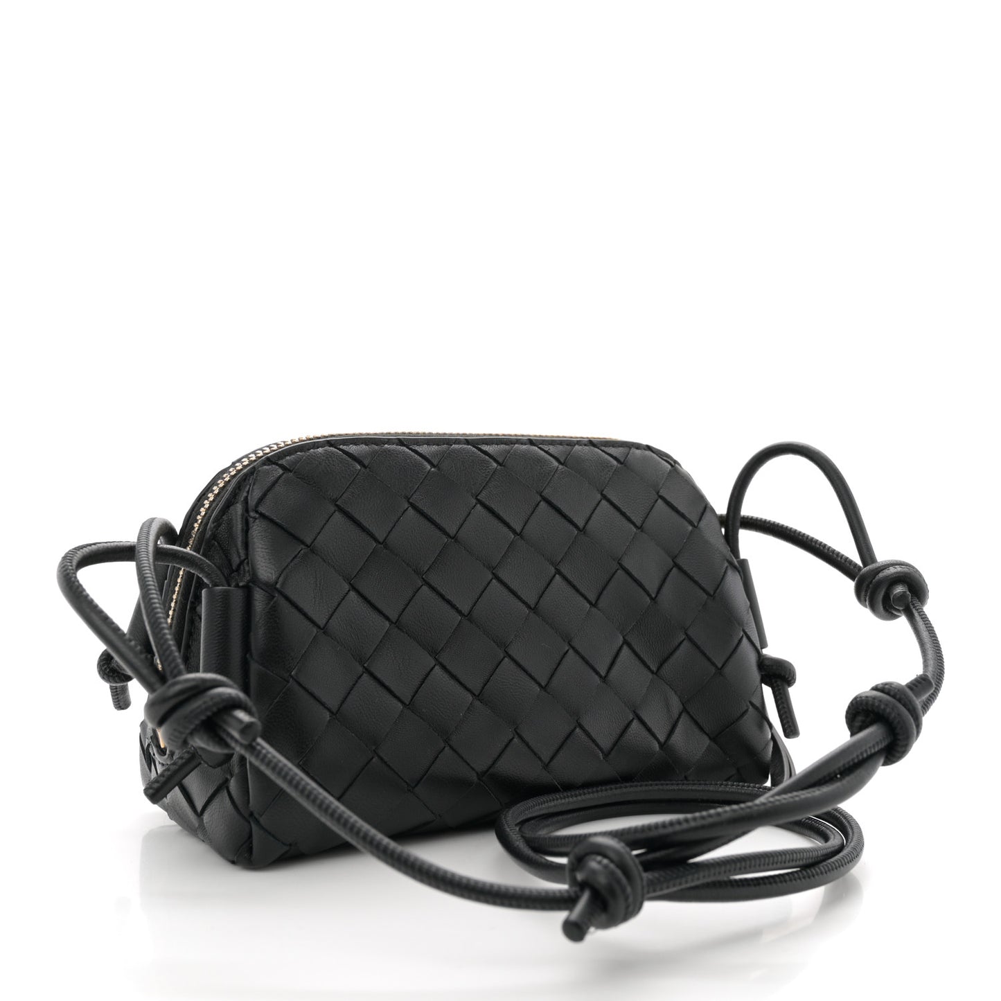 Nappa Intrecciato Concert Pouch Black