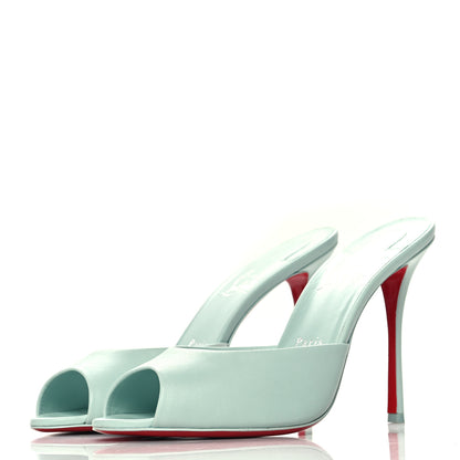 Christian Louboutin Nappa Me Dolly 100 Sandals 41.5 Iceberg 4 of 9