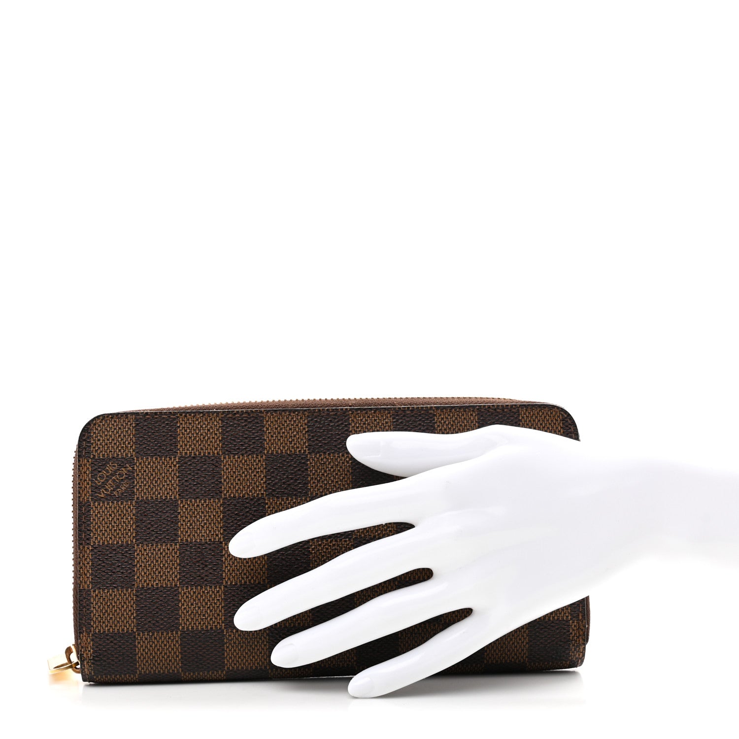 Louis Vuitton Damier Ebene Zippy Wallet 2 of 7