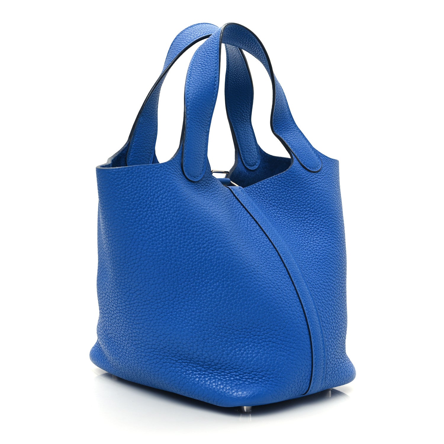 Hermes Taurillon Clemence Picotin Lock 18 PM Bleu Zanzibar 3 of 11