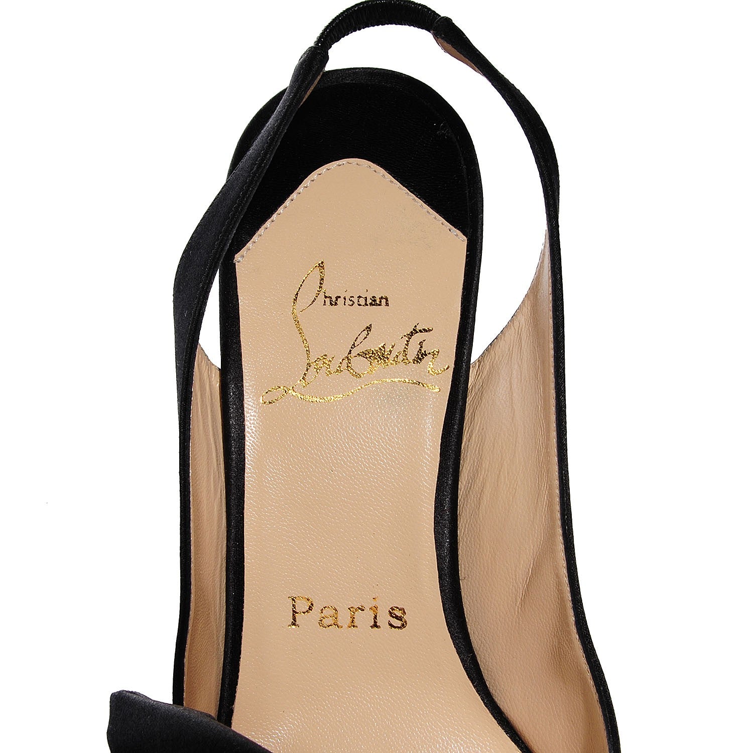 Christian Louboutin Satin Very Noeud 120 Pumps 36.5 Black 7 of 7