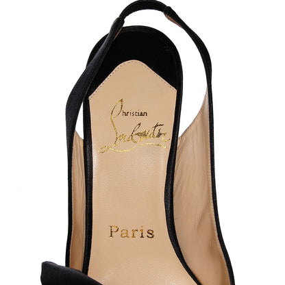 Christian Louboutin Satin Very Noeud 120 Pumps 36.5 Black 7 of 7