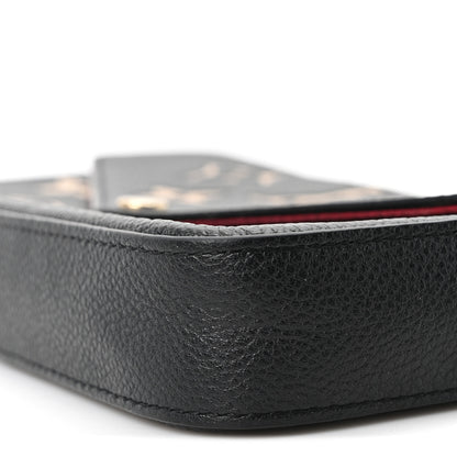 Louis Vuitton Empreinte Monogram Giant Felicie Pochette Black Beige 10 of 10