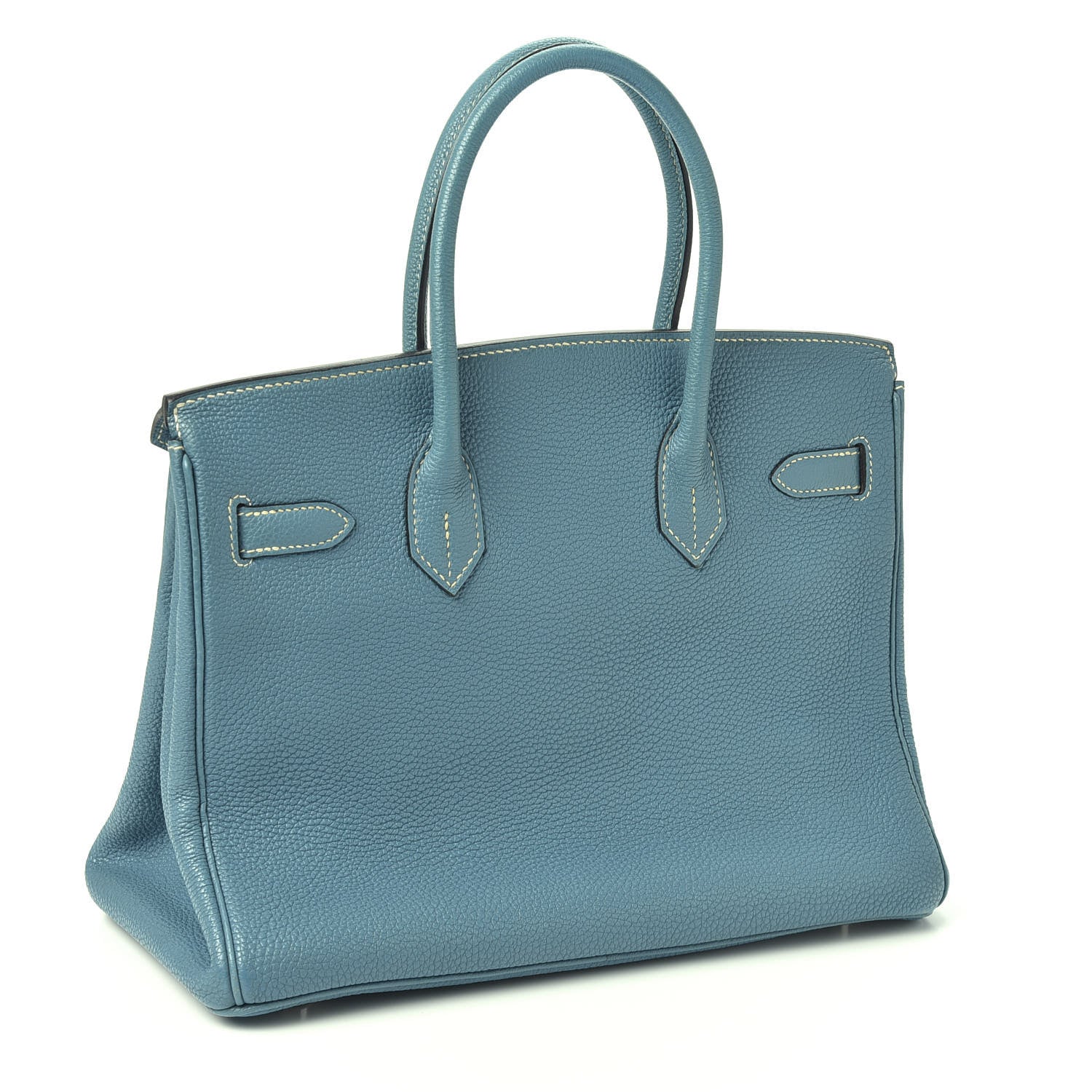 Hermes Togo Birkin 30 Blue Jean 3 of 20
