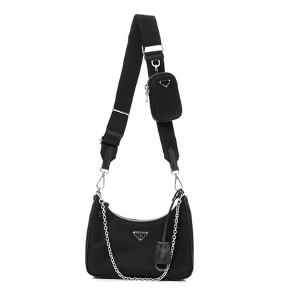 Prada Nylon Re-Edition 2005 Shoulder Bag Black 1 of 11