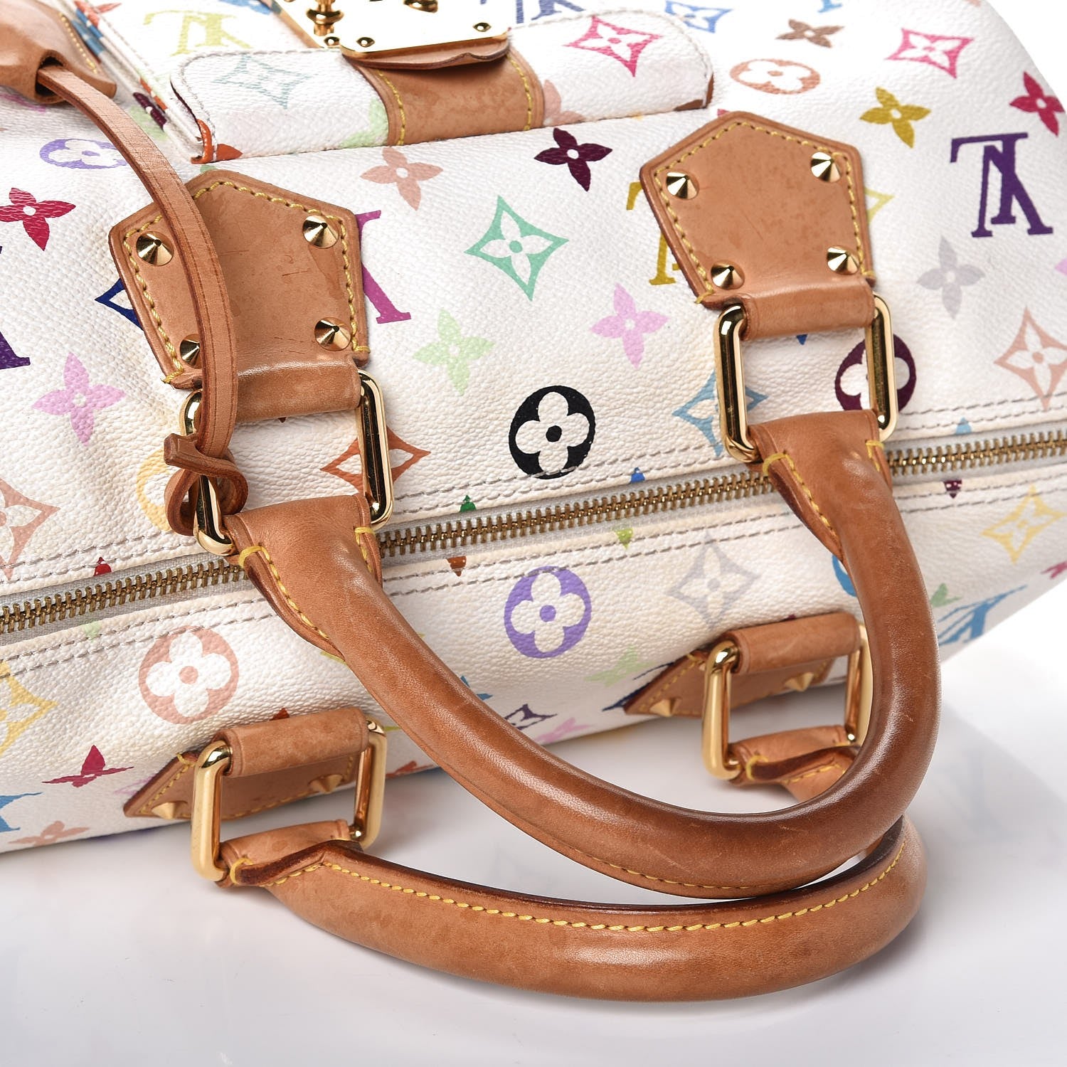 Louis Vuitton Monogram Multicolor Speedy 30 White 10 of 10