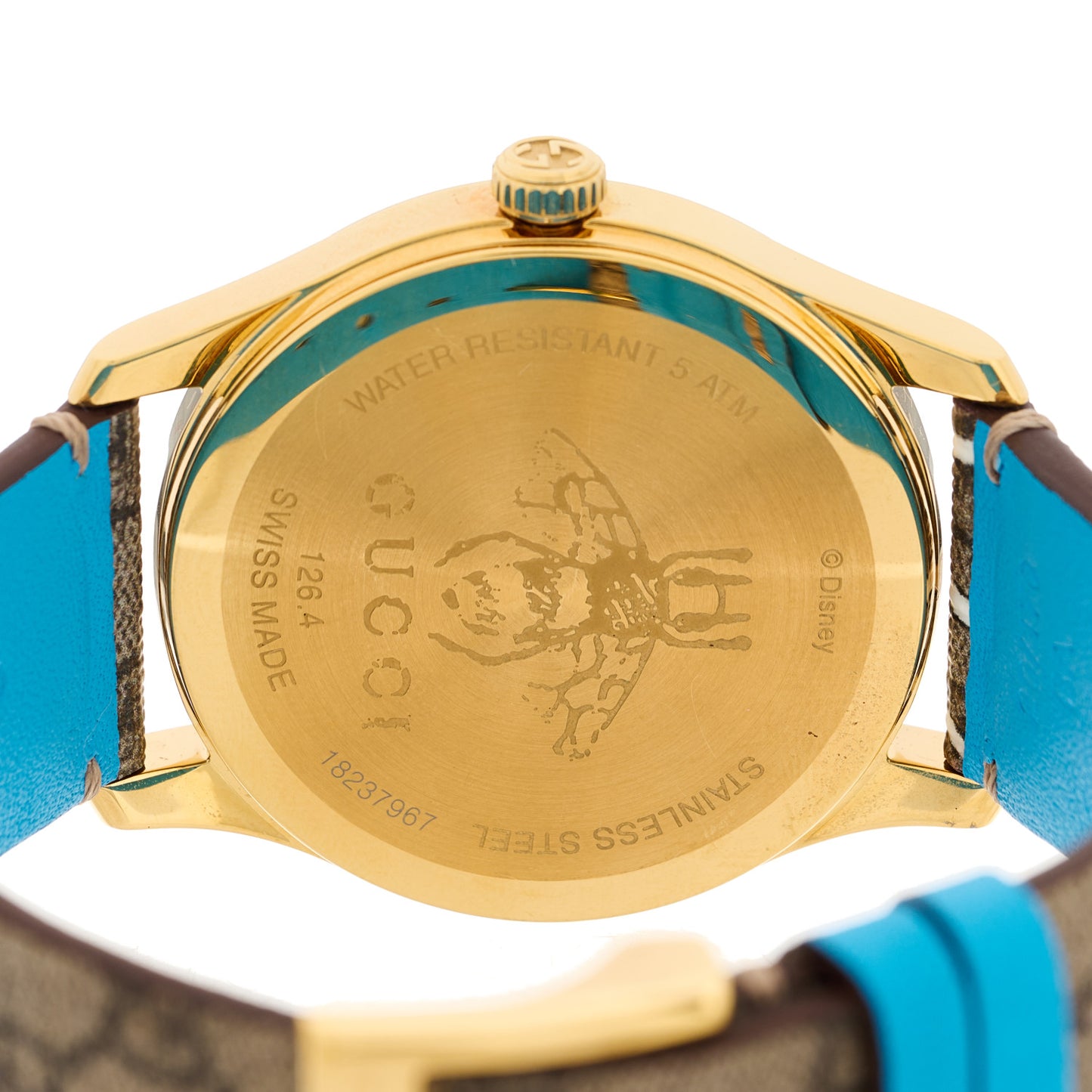 X DISNEY Stainless Steel Canvas 38mm G-Timeless Donald Duck Quartz Watch