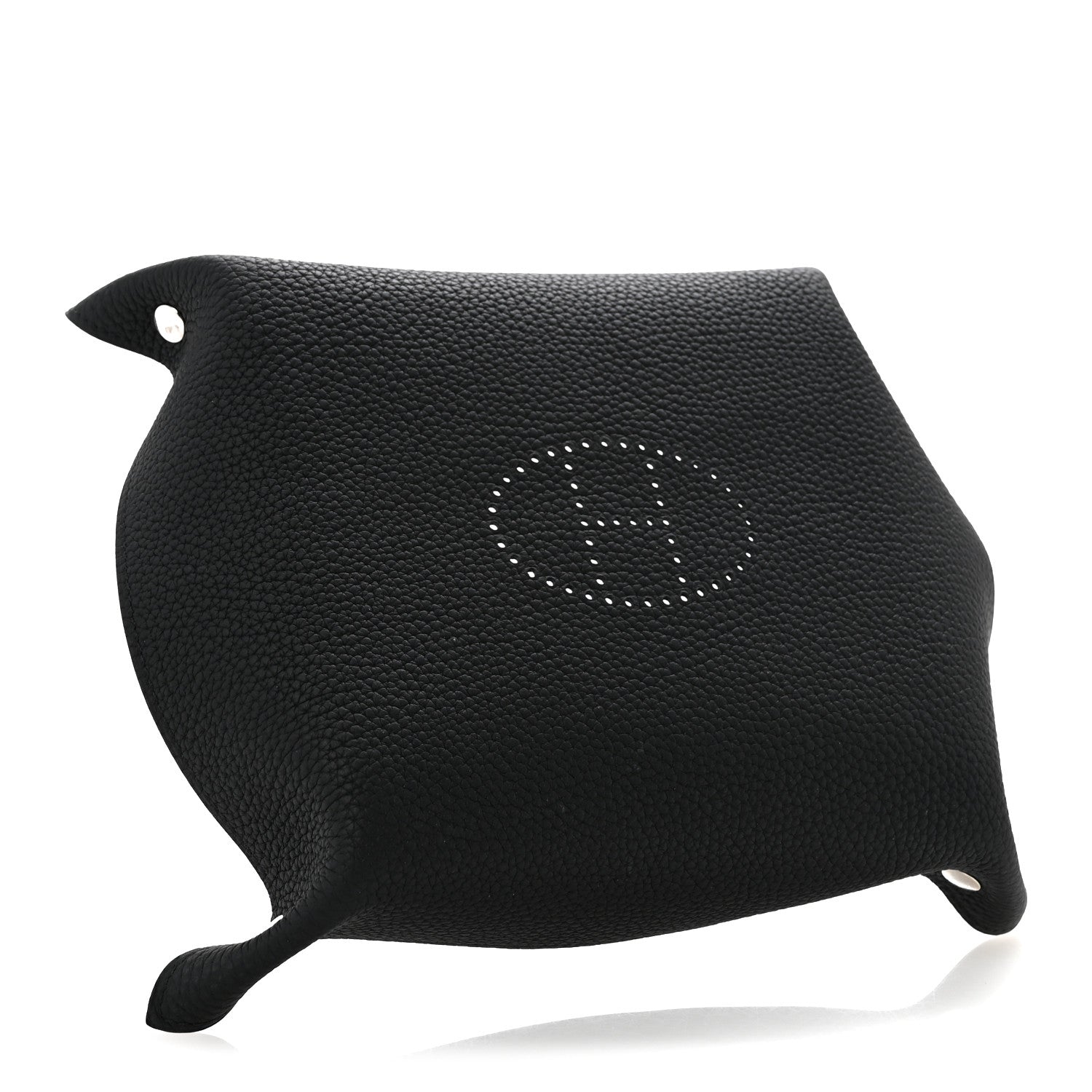 Hermes Taurillon Clemence Mises et Relances Change Tray Black 3 of 8