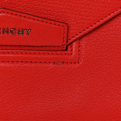 Givenchy Sugar Goatskin Medium Antigona Envelope Clutch Red 8 of 8