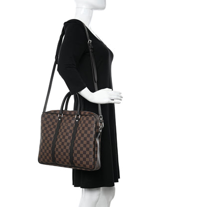 Louis Vuitton Damier Ebene Porte-Documents Voyage PM 2 of 11