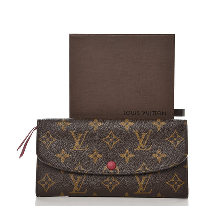 Louis Vuitton Monogram Emilie Wallet Fuchsia 7 of 7