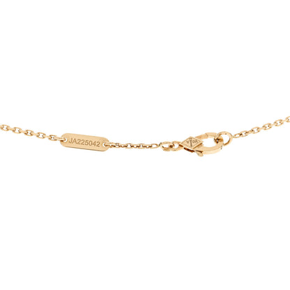 Van Cleef & Arpels VAN CLEEF & ARPELS 18K Yellow Gold Black Onyx Vintage Alhambra Pendant Necklace 5 of 5
