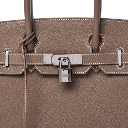 Hermes Togo Birkin 30 Etoupe 16 of 35