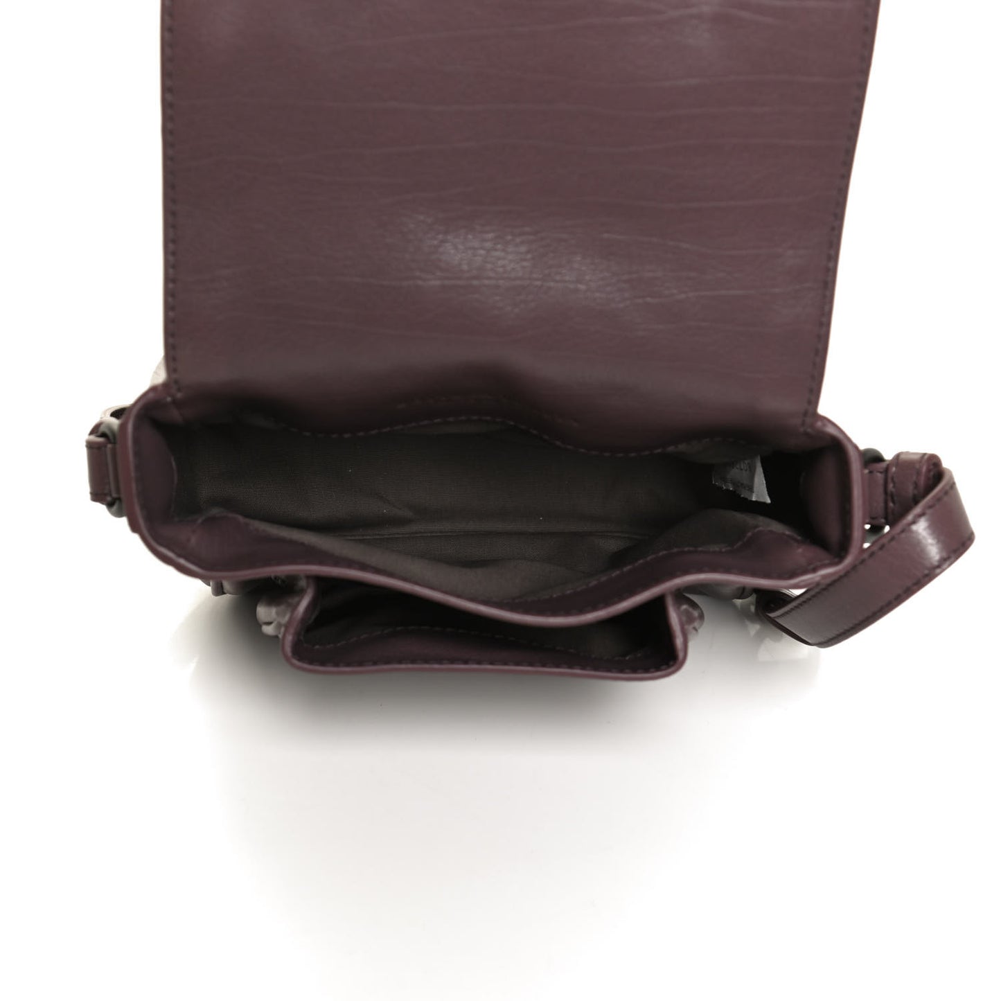 Nappa Intrecciato Mini Saddle Crossbody