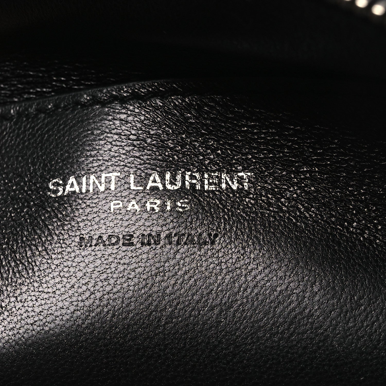 Saint Laurent Calfskin Large Puffy Pouch Black 6 of 11