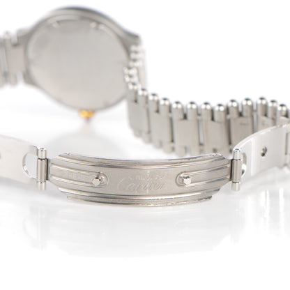 Cartier Stainless Steel 18K Yellow Gold 28mm Must De 21 Quartz Watch 9 of 9