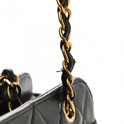 Chanel Lambskin Quilted Shoulder Bag Black 19 of 20