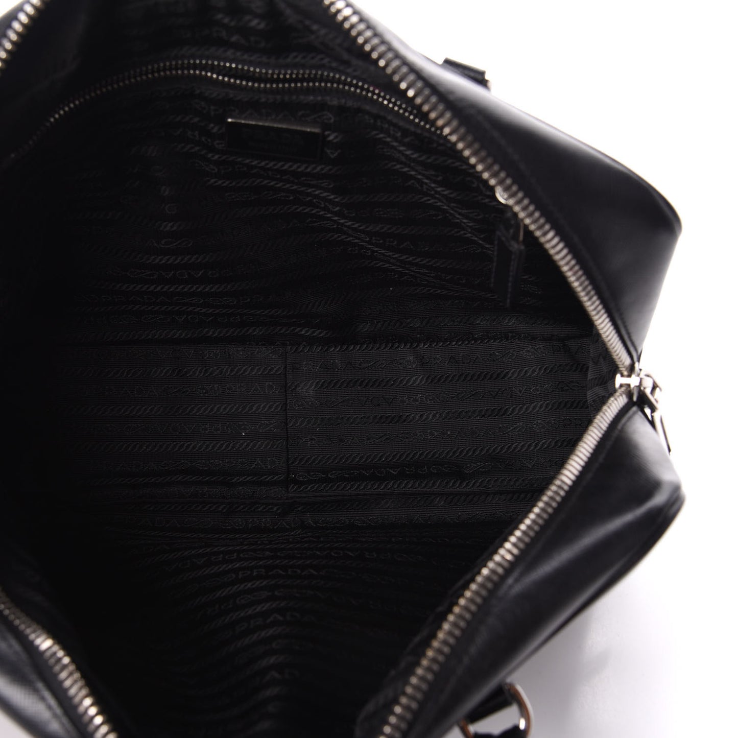Saffiano Lux Bowler Black