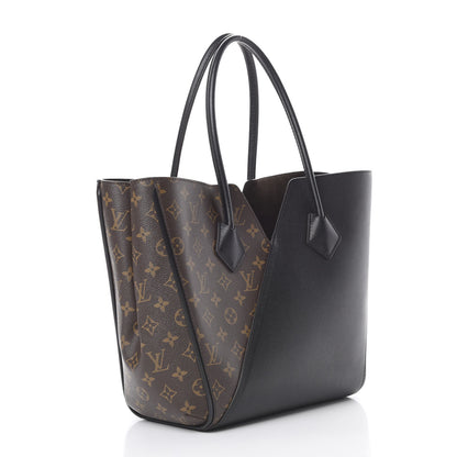 Louis Vuitton Calfskin Monogram Kimono Tote Black 2 of 13