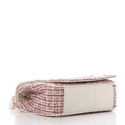 Chanel Tweed Lambskin Timeless Flap White 4 of 12