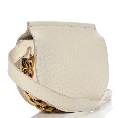 Givenchy Bullhide Mini Infinity Saddle Bag Off White 3 of 8