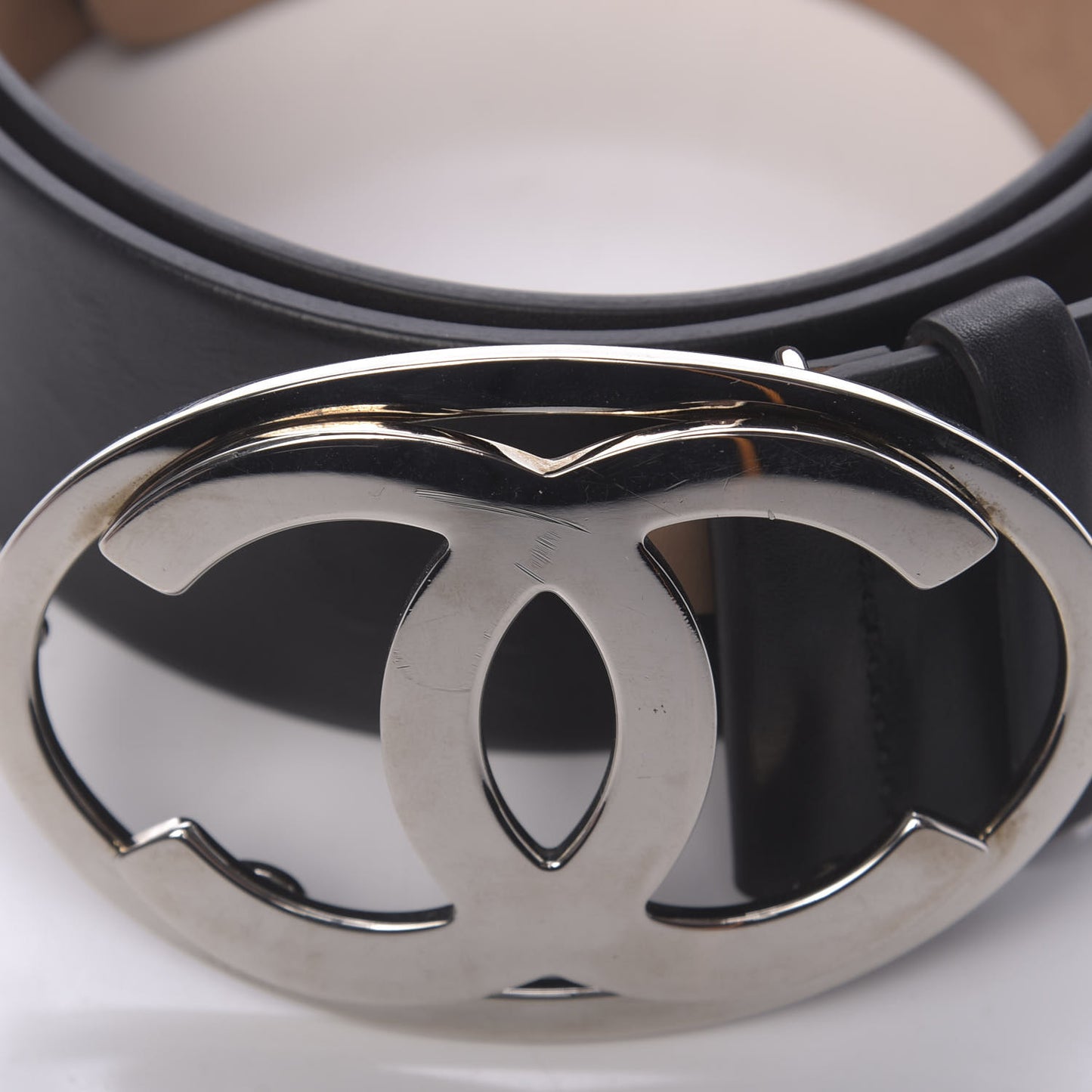 Calfskin CC Belt 85 34 Black