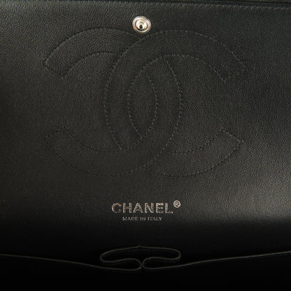 Chanel Crumpled Calfskin Quilted Jumbo Double Flap So Black 7 of 8