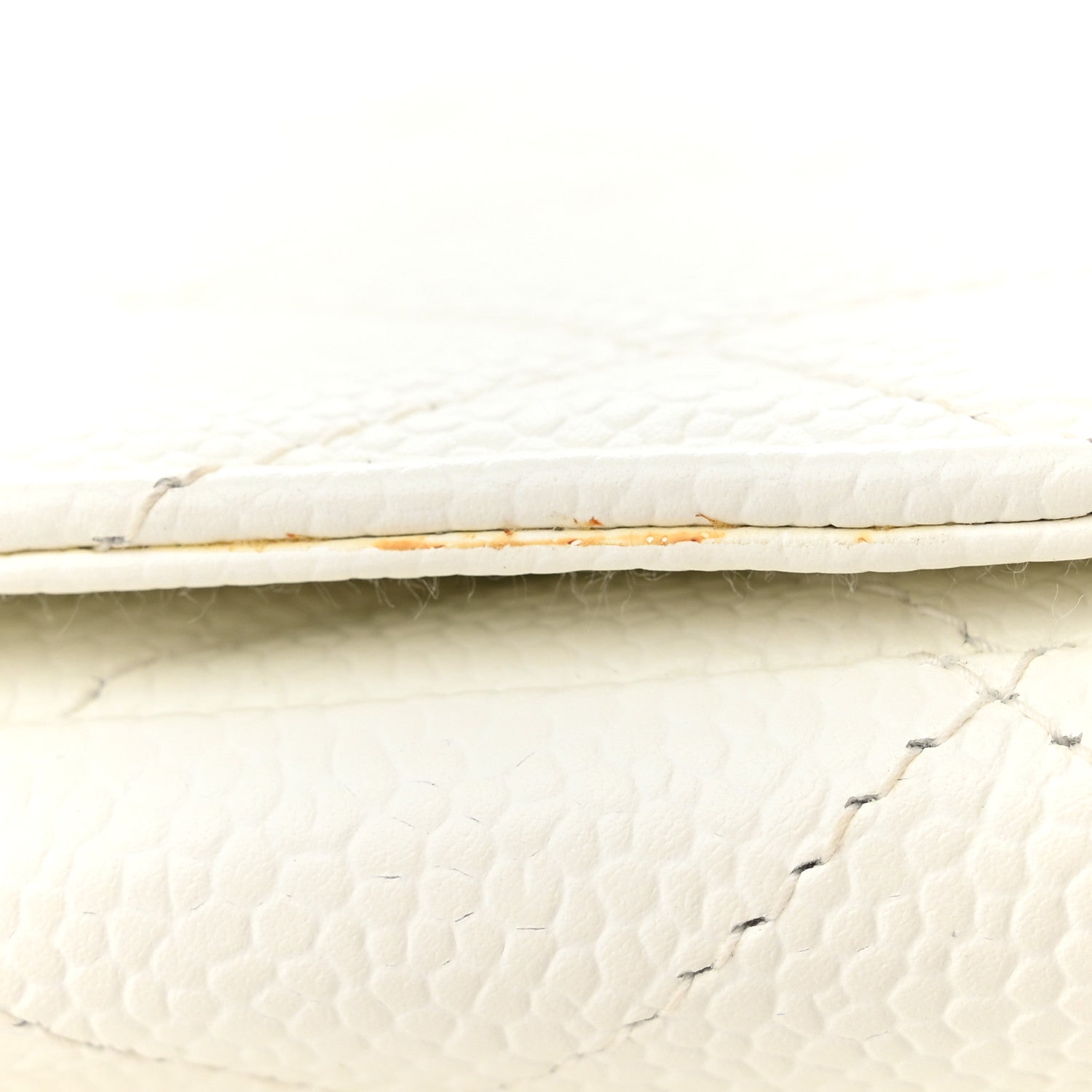 Chanel Caviar Quilted Jumbo Single Flap White 11 of 14