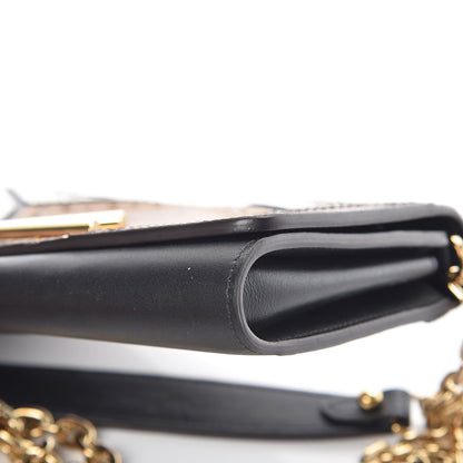 Louis Vuitton Veau Satin Monogram Twist Chain Wallet 6 of 9