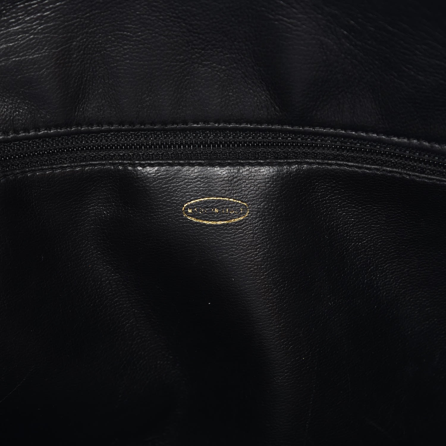 Chanel Lambskin Quilted Shopper Tote Black 7 of 8