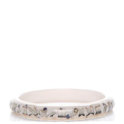 Louis Vuitton Resin Swarovski Large Inclusion Bracelet PM White 1 of 3