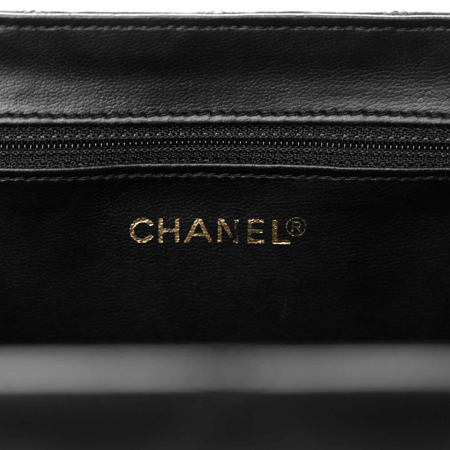 Chanel Calfskin Stitch Vanity Case Black 6 of 15