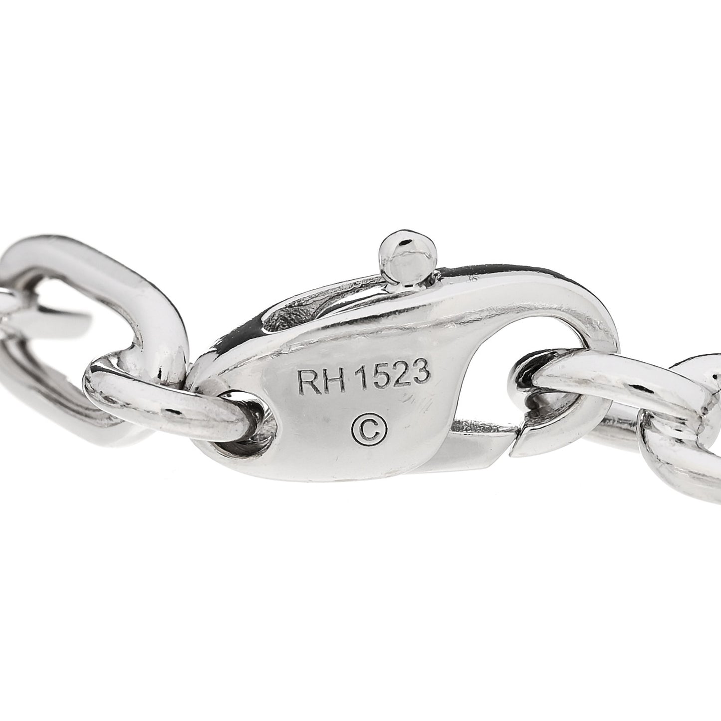 18K White Gold Santos de Cartier Bracelet