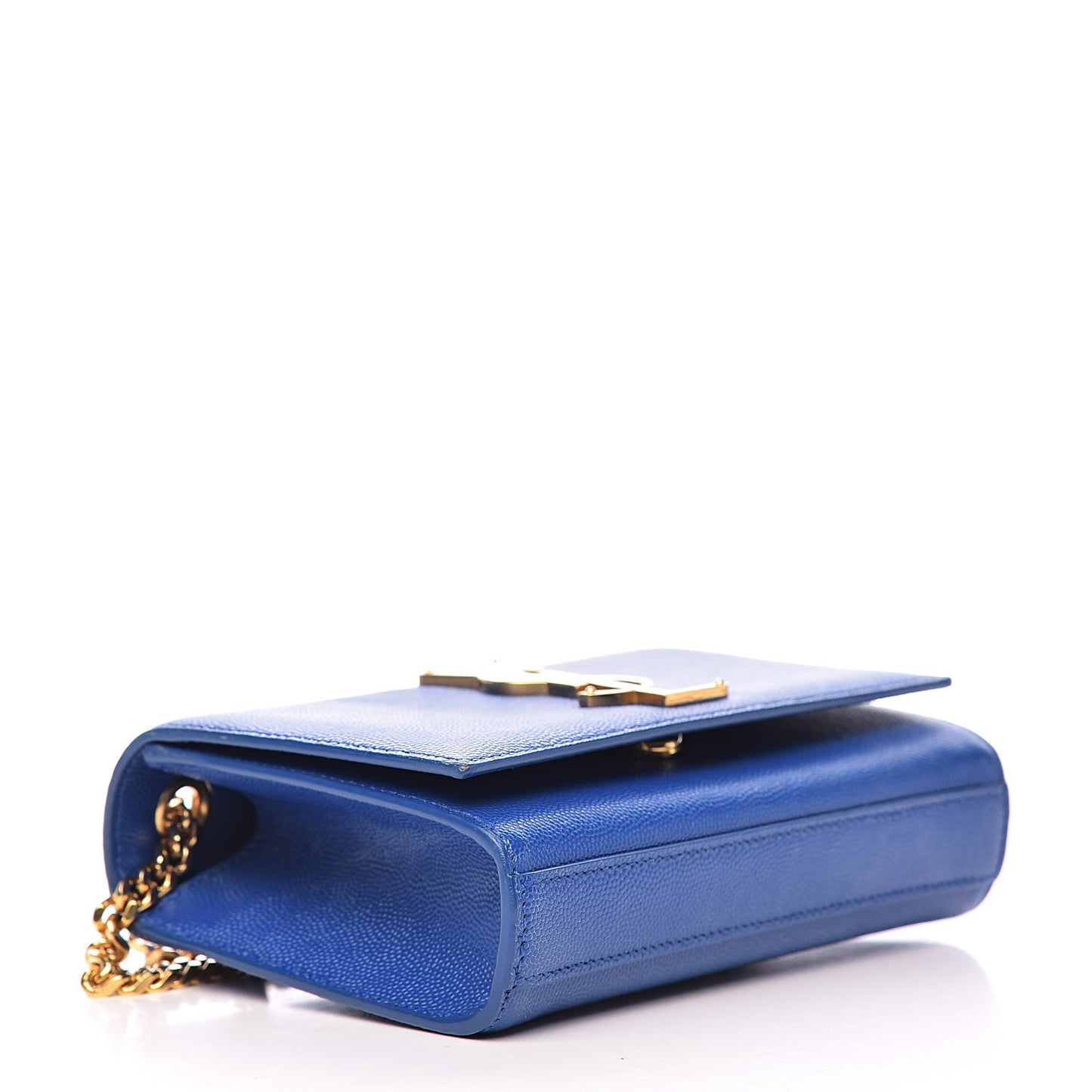 Grain De Poudre Small Classic Monogram Kate Satchel Royal Blue