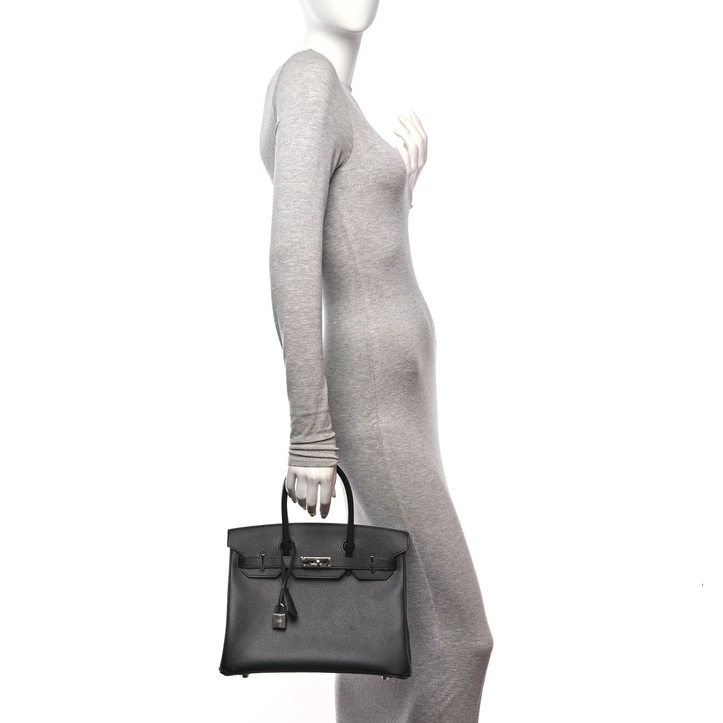 Epsom Birkin 30 Black