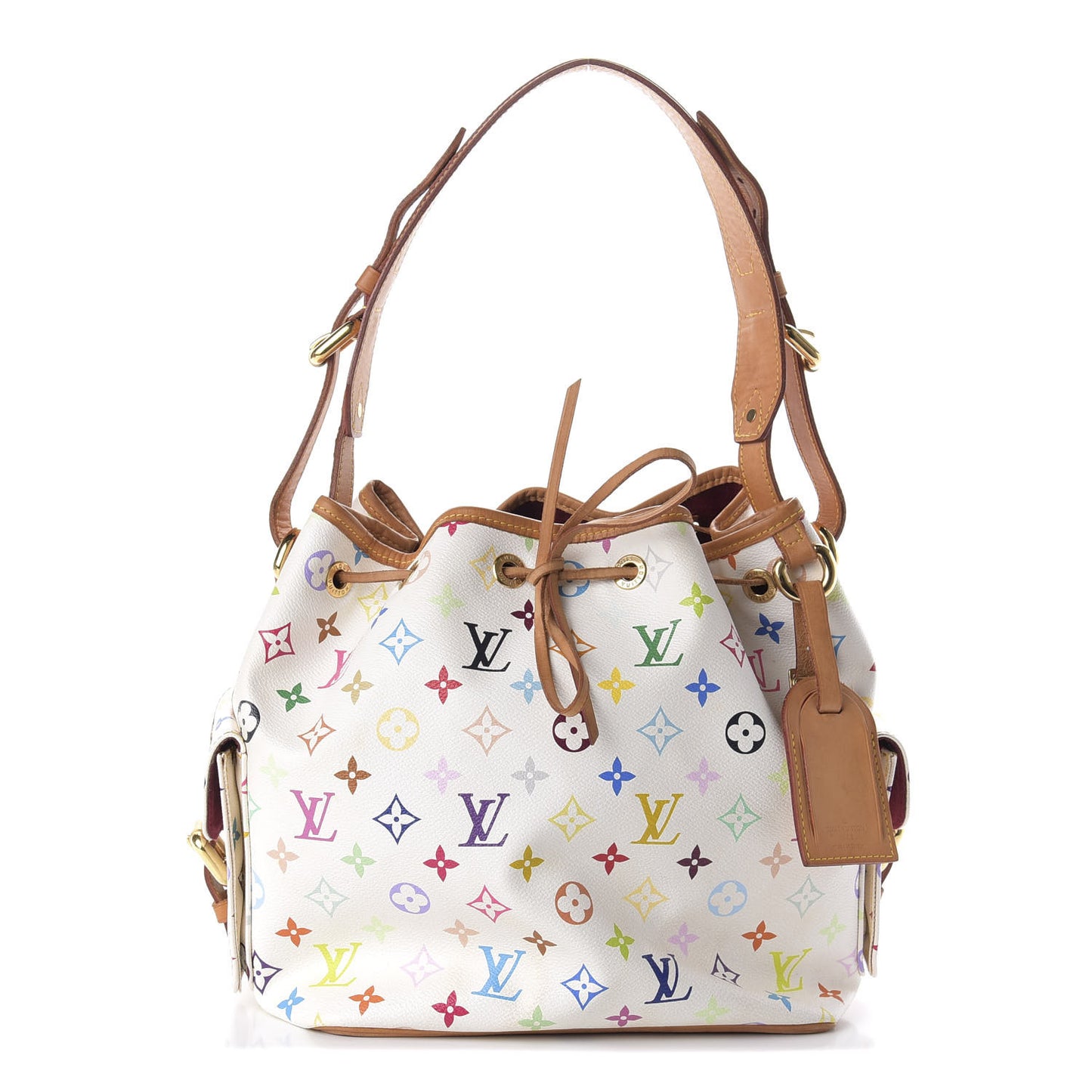 Monogram Multicolor Petit Noe White