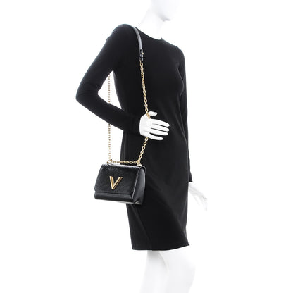 Louis Vuitton Electric Epi Twist Shoulder Bag PM Black 2 of 6
