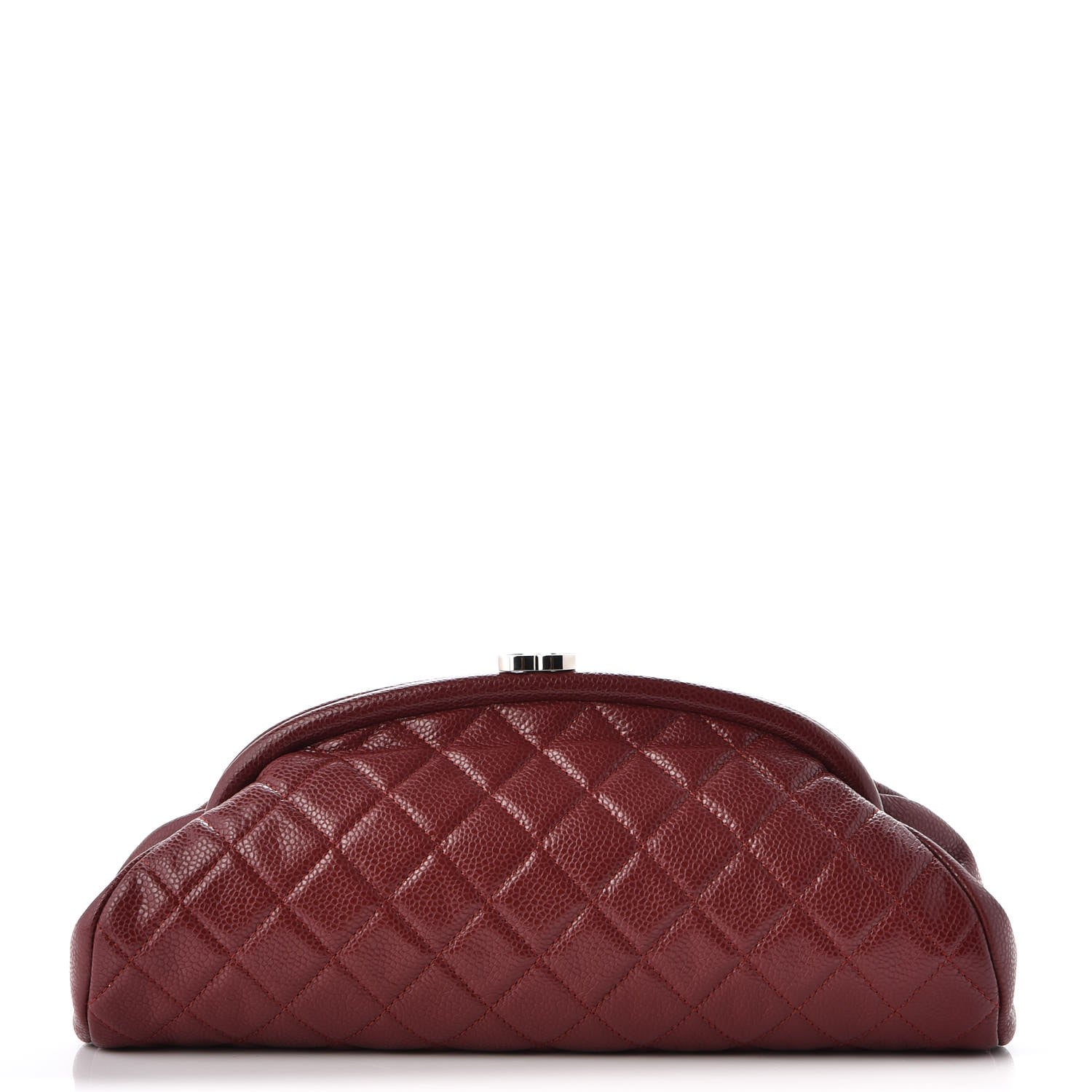 Chanel Caviar Quilted Timeless Clutch Dark Red 1 of 8