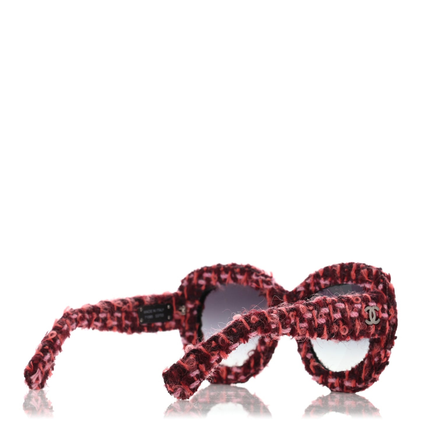 Tweed Sunglasses 71085 Pink