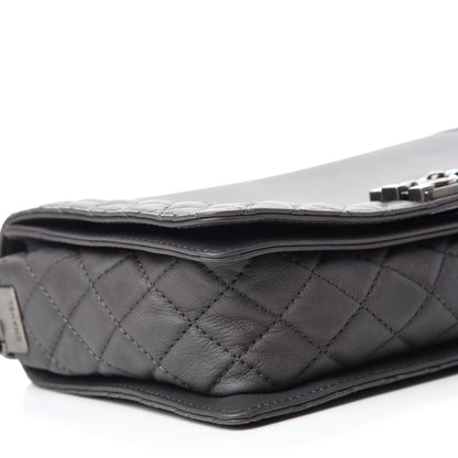 Chanel Calfskin New Medium Boy Reverso Flap Grey 6 of 11