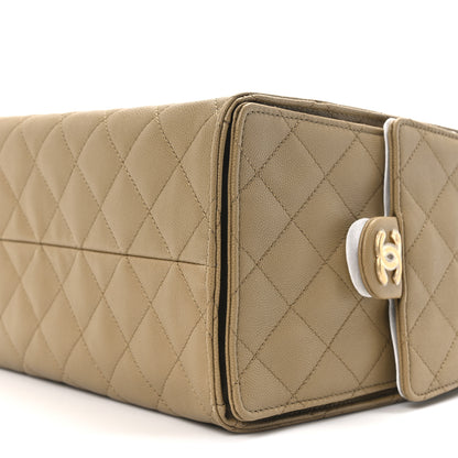 Chanel Caviar Quilted Medium Chanel 25 Handbag Dark Beige 11 of 12