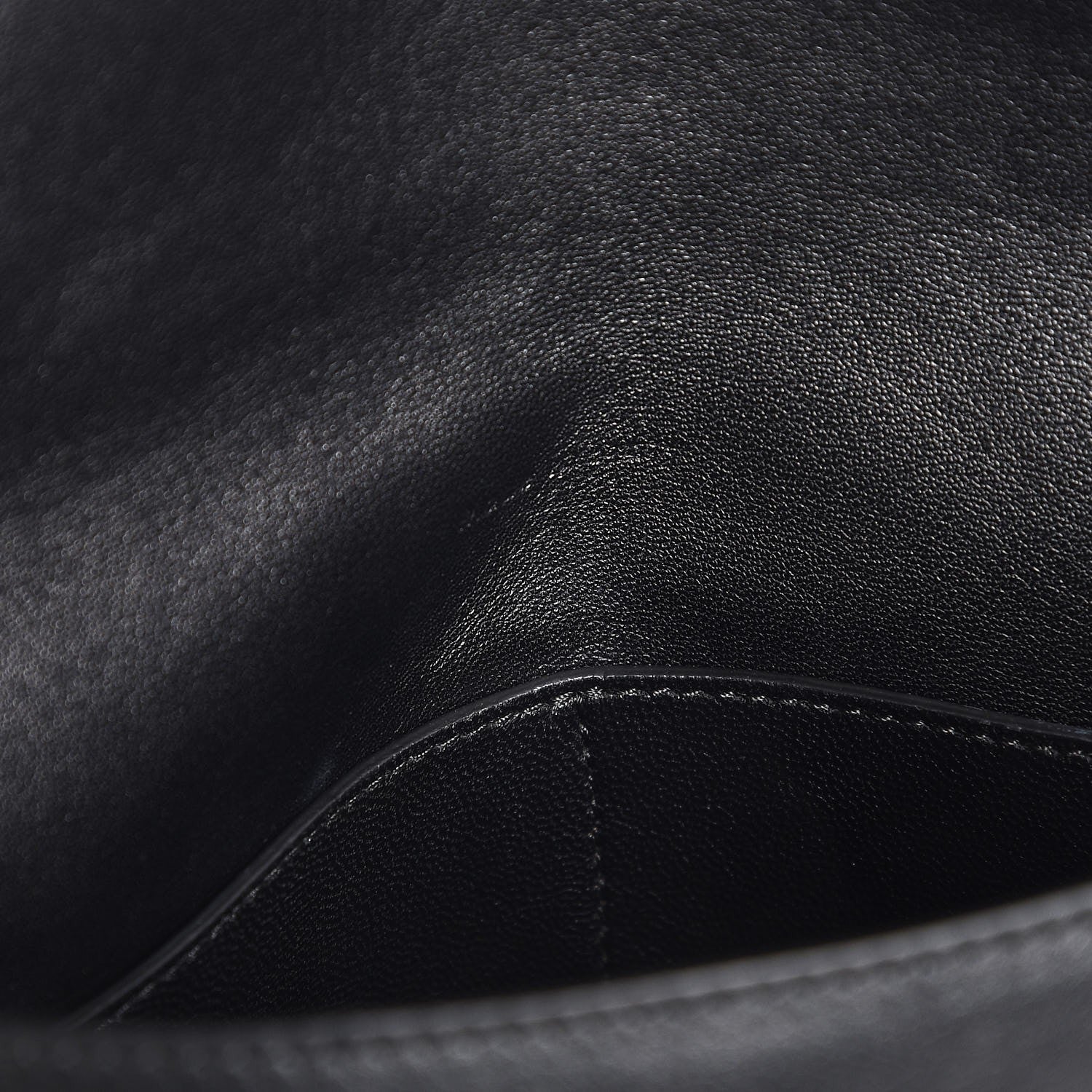 Celine Smooth Calfskin Flap Clasp Bag Black 6 of 6