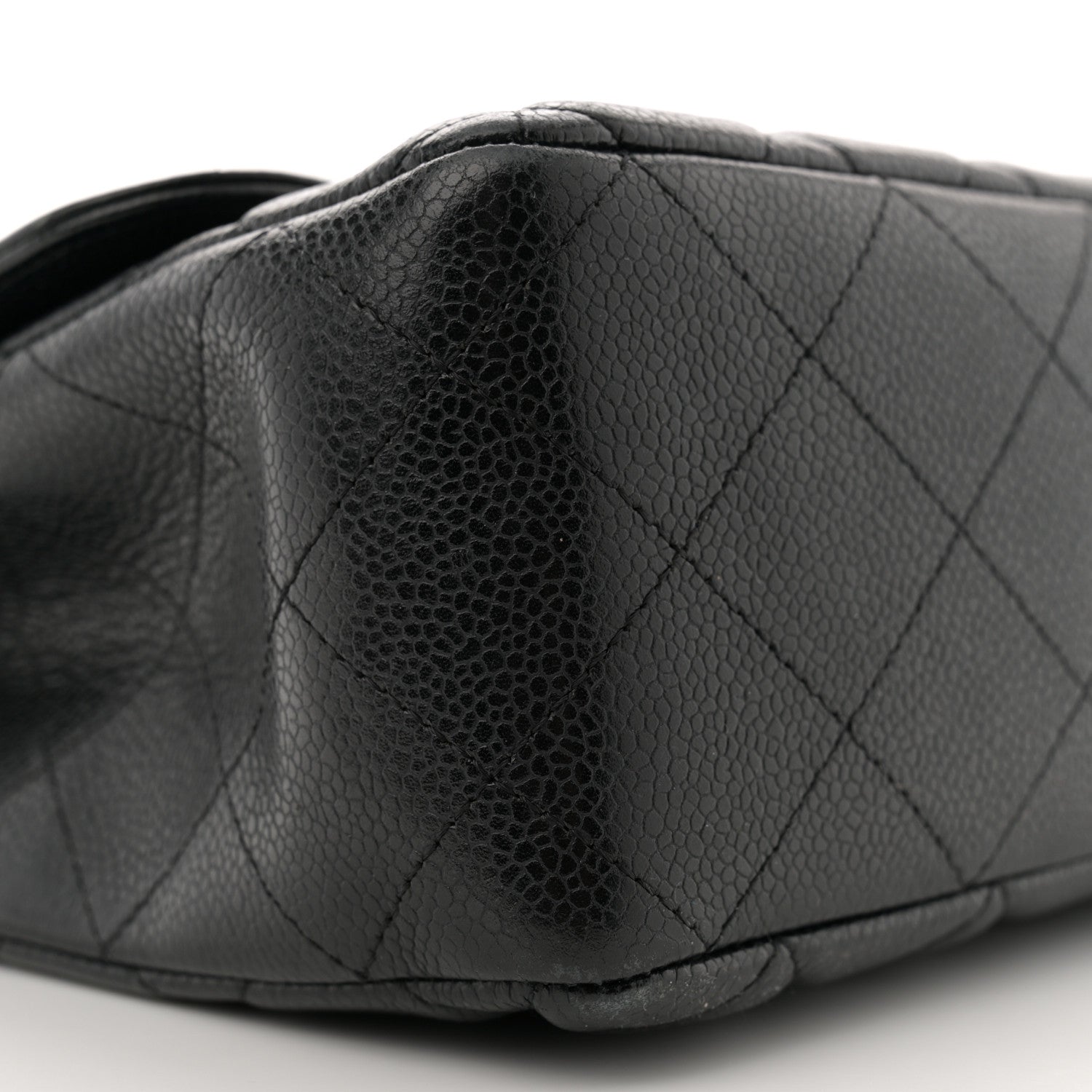 Chanel Caviar Quilted Jumbo Single Flap Black 9 of 12