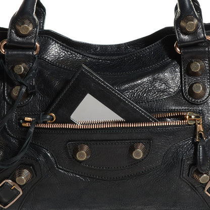 Balenciaga Agneau Giant 21 Rose Gold Hardware City Black 12 of 14