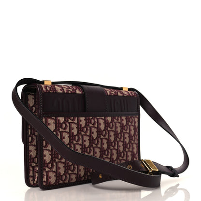 Christian Dior Oblique 30 Montaigne Flap Bag Burgundy 3 of 8