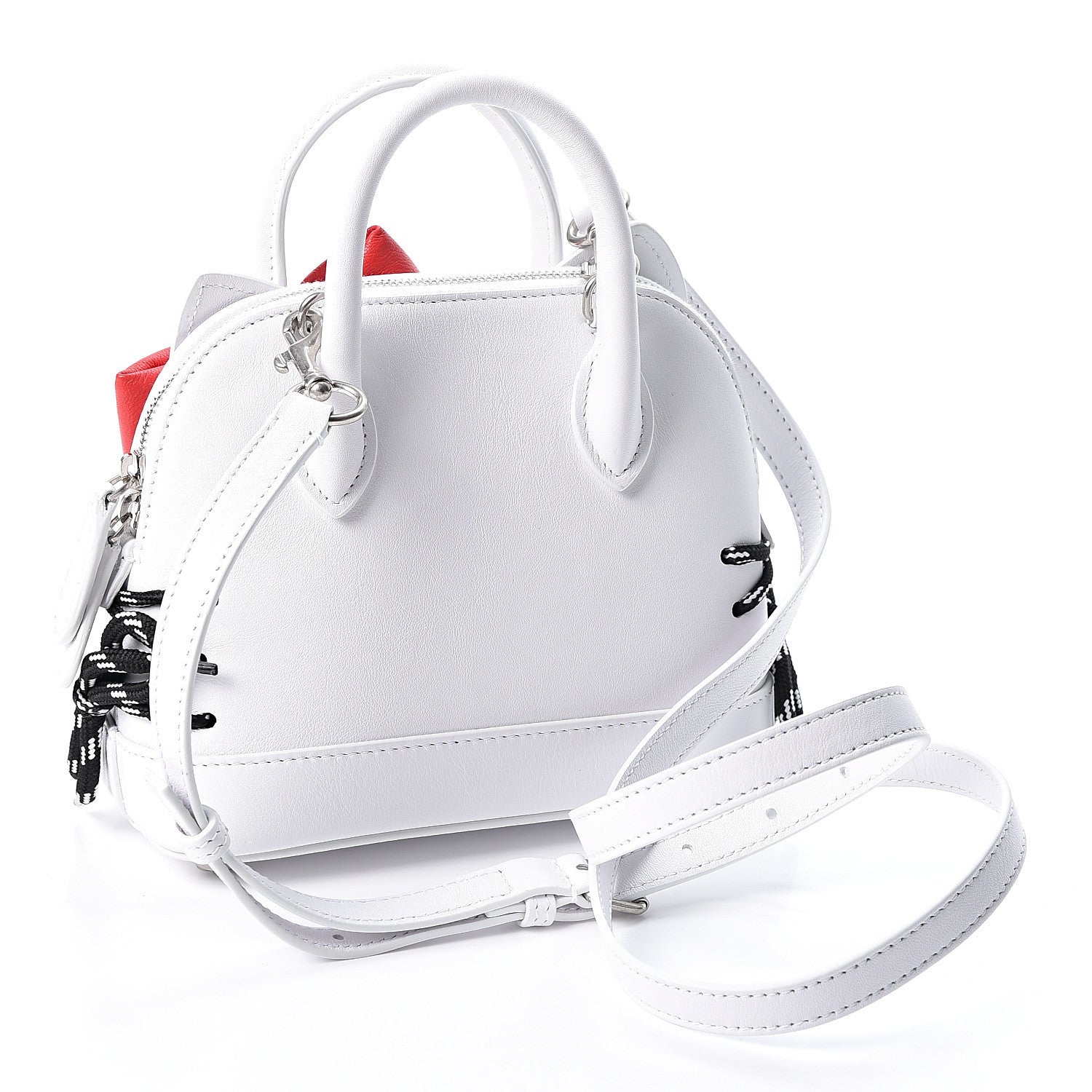 Balenciaga Calfskin Hello Kitty XXS Ville Top Handle Bag White 2 of 9