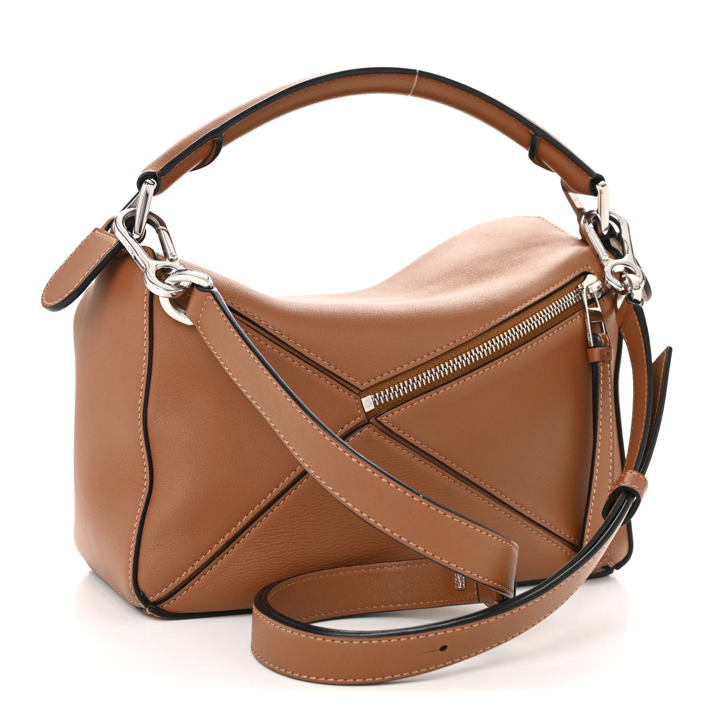 Calfskin Small Puzzle Bag Tan
