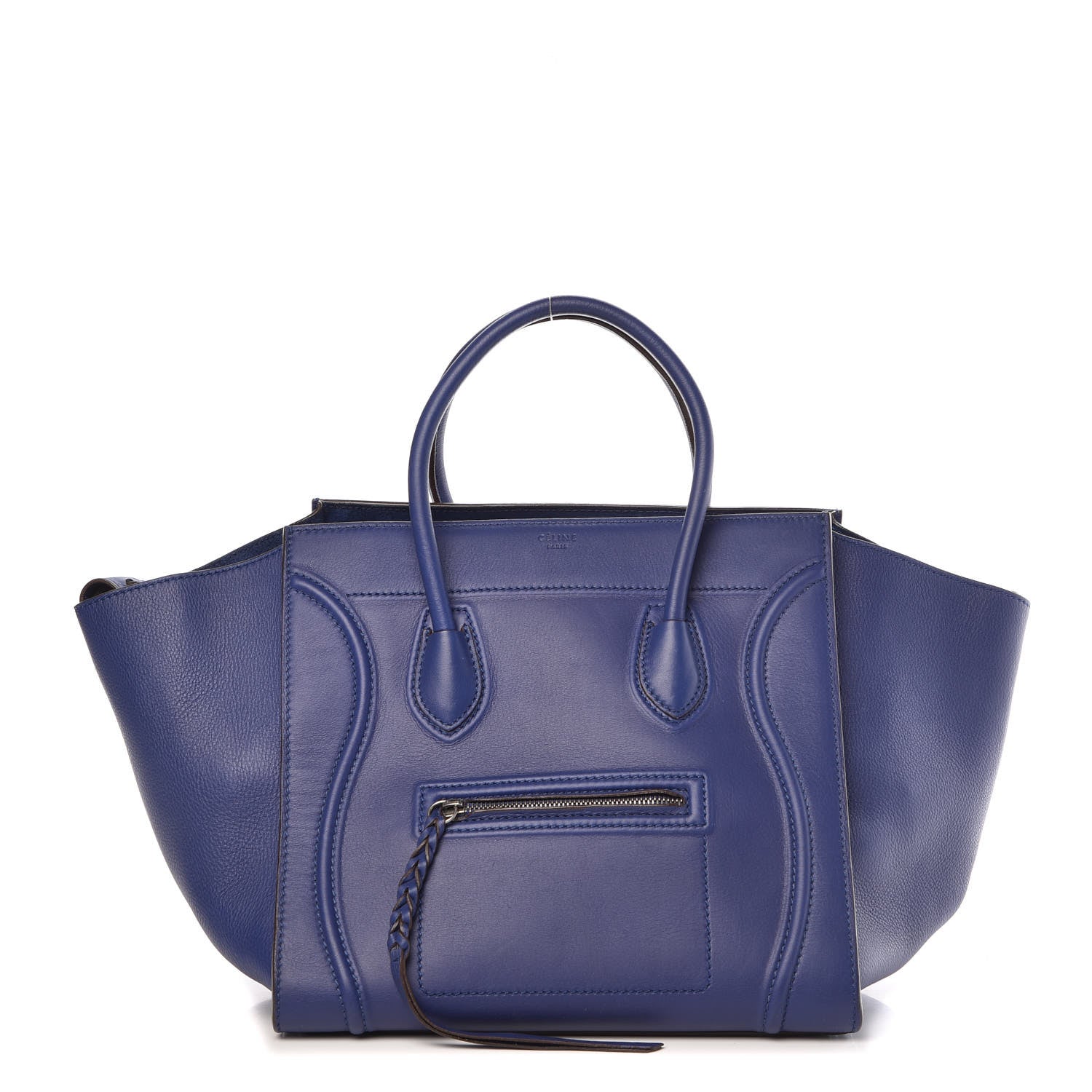 Celine Supple Calfskin Medium Phantom Luggage Indigo 1 of 20